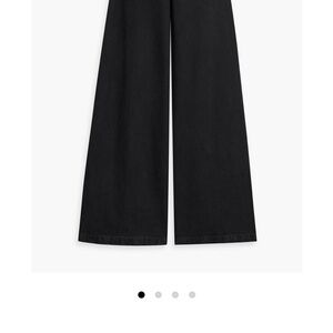 PAIGE Vintage Black Denim Pants